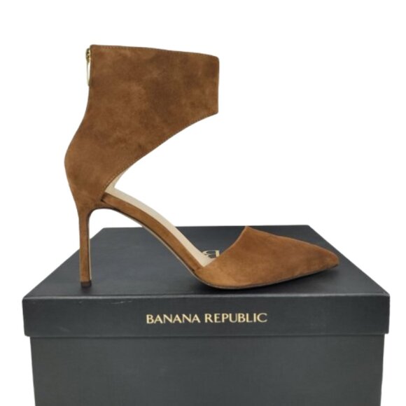 Banana Republic Shoes - Banana Republic Valais Suede Heel - Size: 10